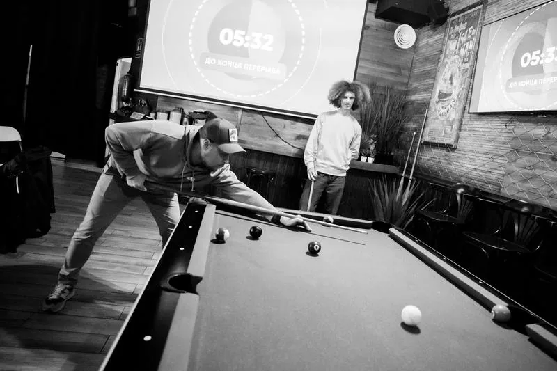 Pool Table at Wild Rover Barcelona