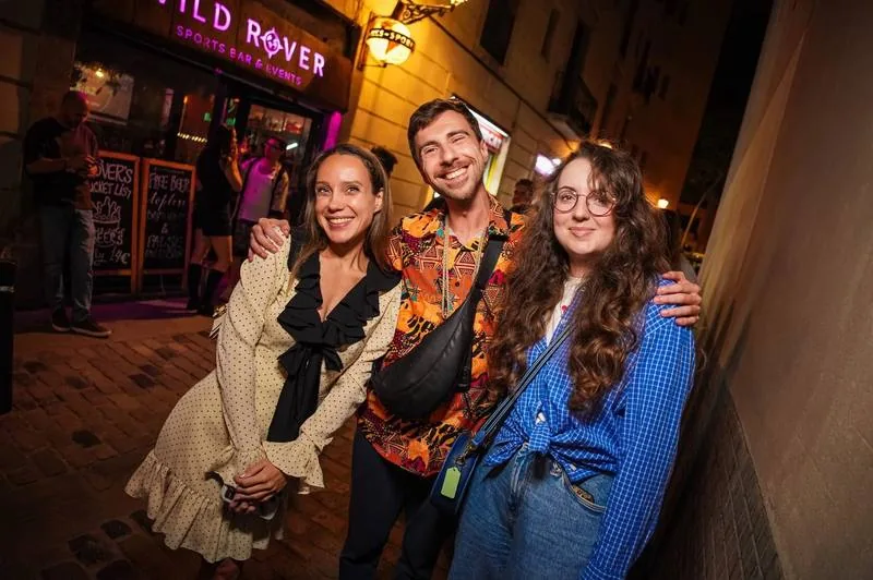 Outside Wild Rover at Wild Rover Barcelona
